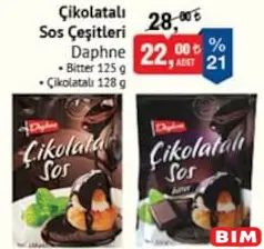 DAPHNE ÇİKOLATALI SOS ÇEŞİTLERİ